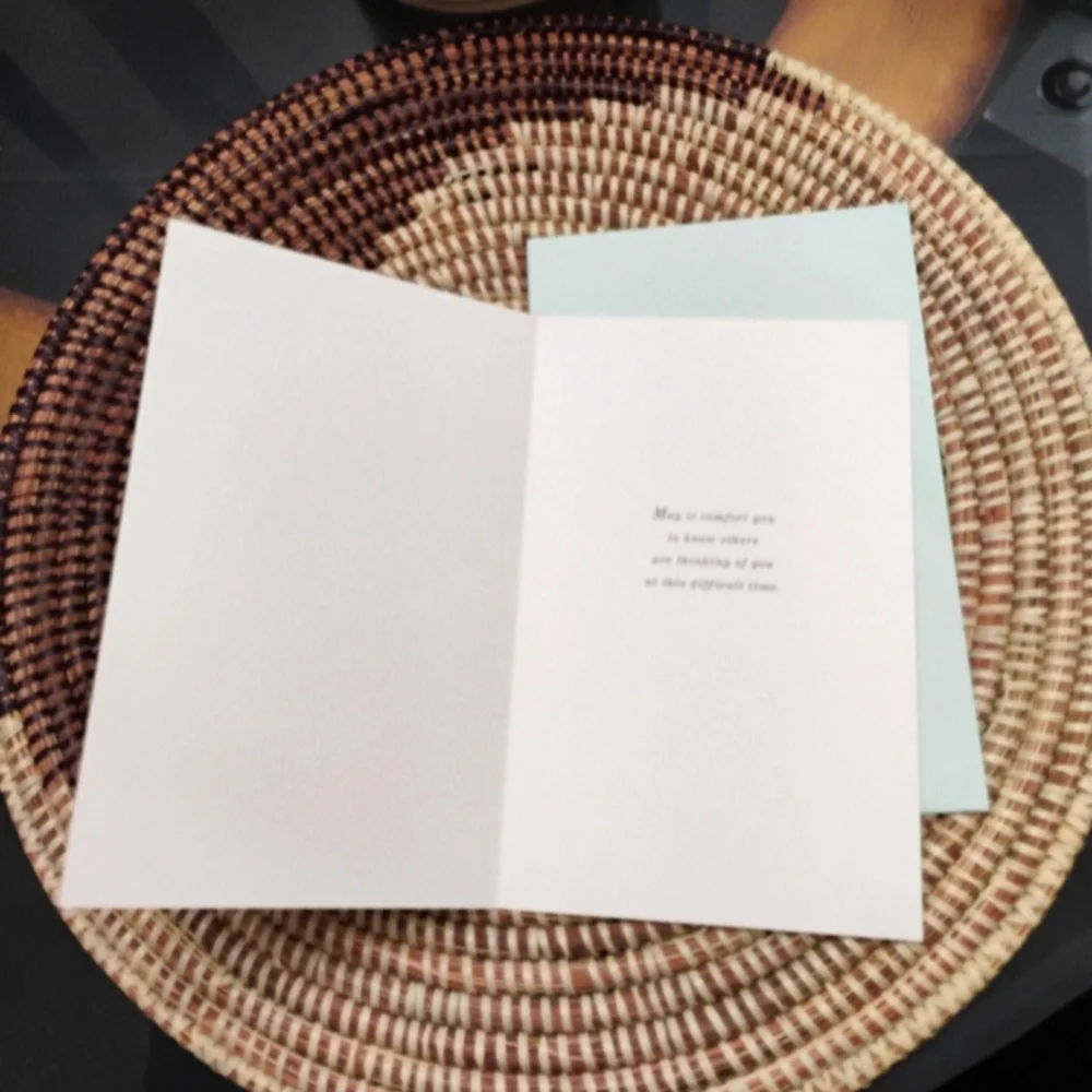 2 Sympathy Cards NEW